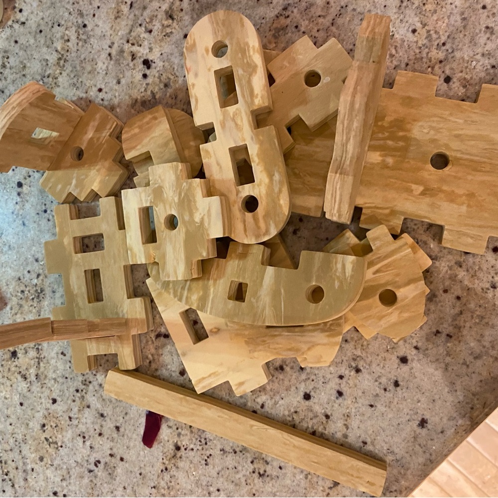 3 for $10 Handyman Home Depot big builders foam Puzzle Blocks